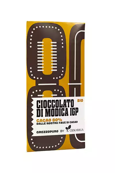 Modica Chocolate 80% Grezzopuro, Ciokarrua