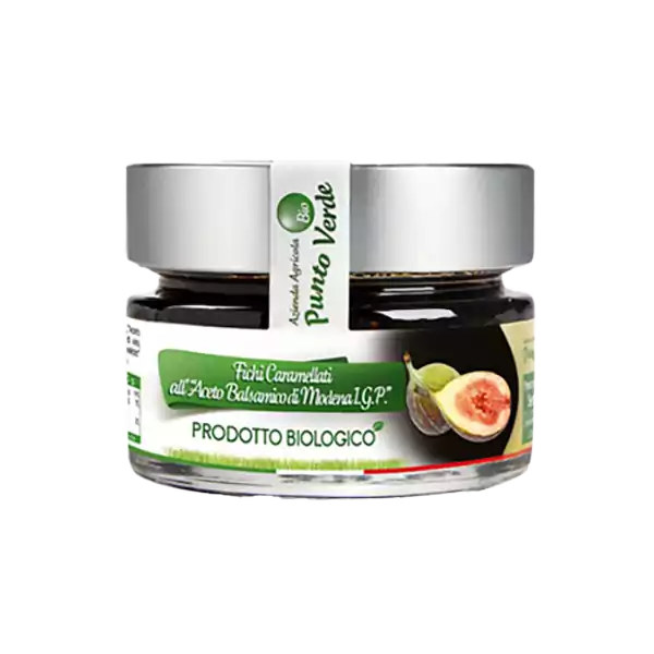 Caramelized Figs with Balsamic Vinegar Organic Chutney, Punto Verde