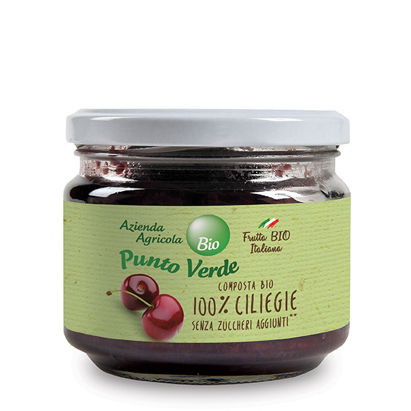 Cherry Jam (No Sugar Added), Punto Verde