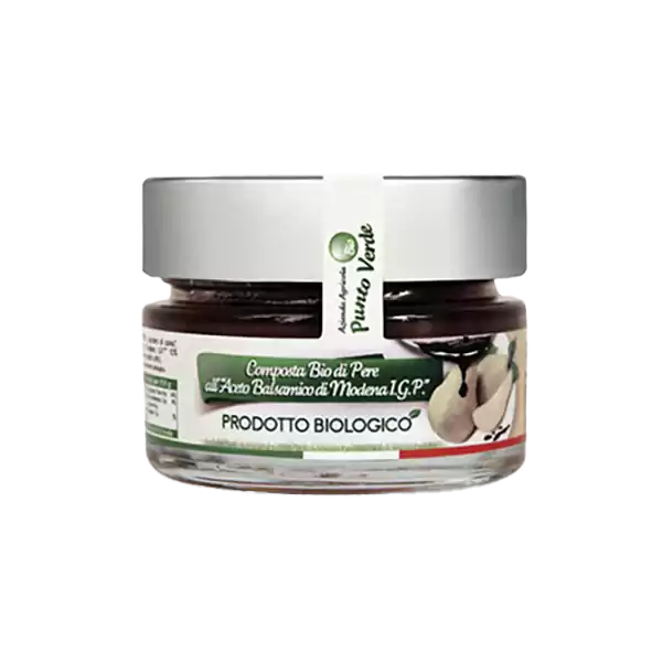 Pear with Balsamic Vinegar Organic Chutney, Punto Verde