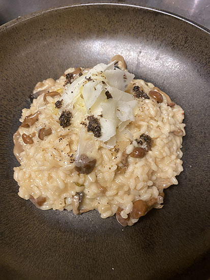 Wild Mushrooms, Bella Lodi and Truffle Risotto