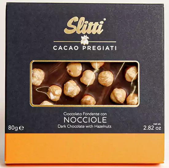 Dark Chocolate and Hazelnut, Slitti