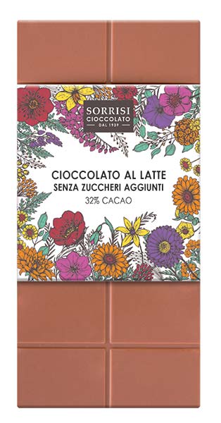 Milk chocolate without added sugar 32%, Boella & Sorrisi
