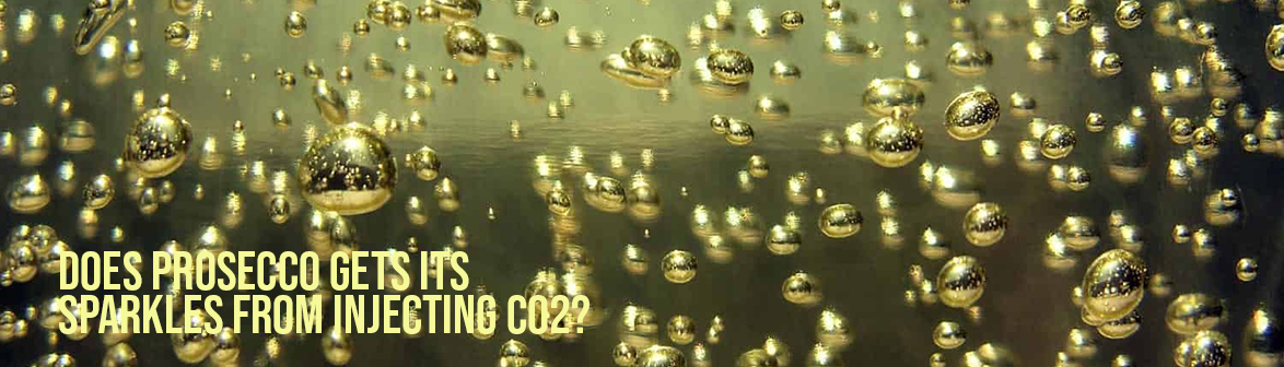 Does Prosecco really gets its sparkles from injecting CO2?